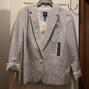 Gap Seersucker Blazer